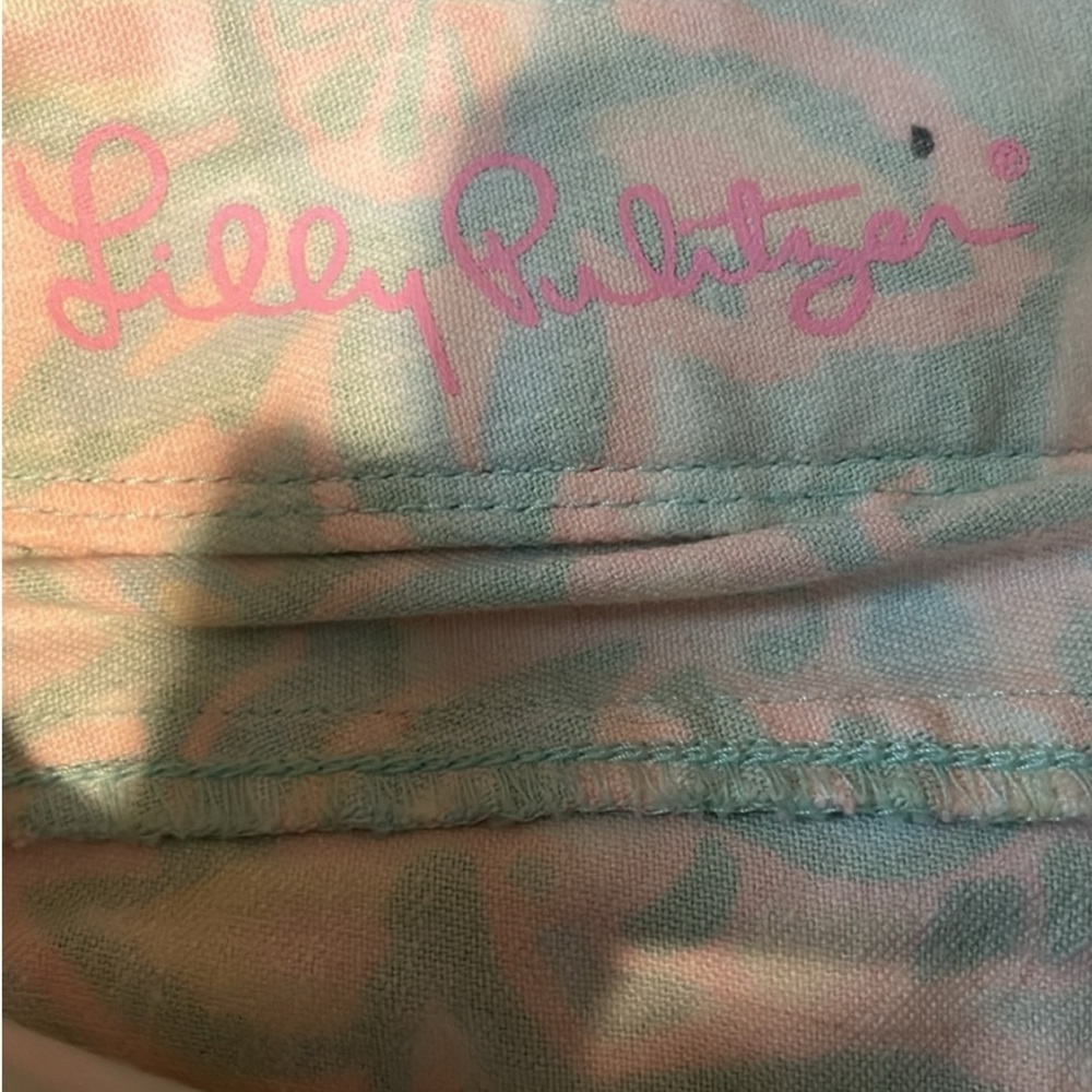 Lilly Pulitzer Worth Skinny Mini Jeans – Sand Bar Blue “Make A Splash” – Size 00 - Picture 6 of 15